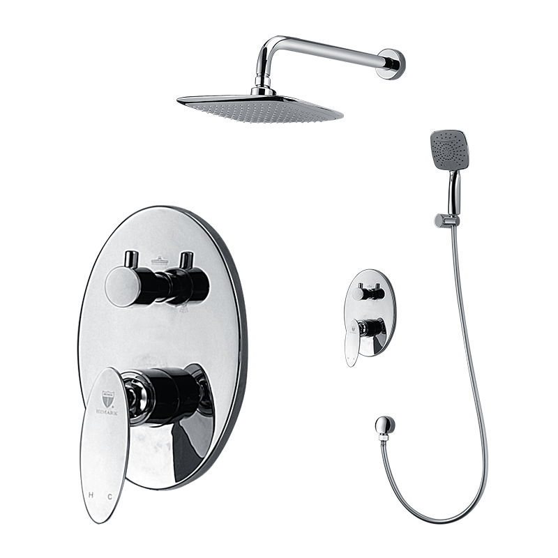 Monza Wall Mount Bathroom Rain Shower Set